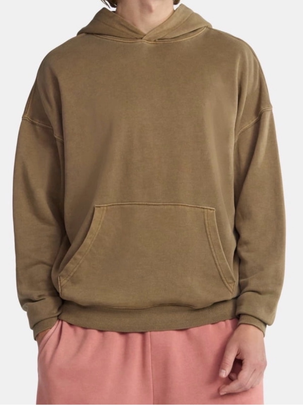 Men's Oversized Hooded Sweatshirt - Classic Pullover Hoodie